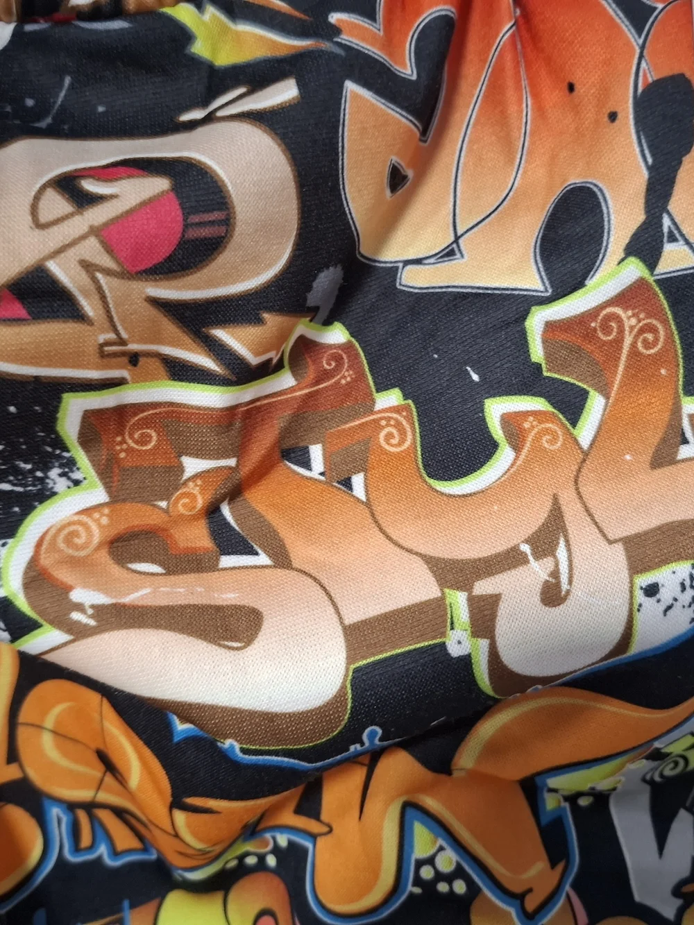 Multicolor Graffiti Print Jogger Sweatpants - Bold Streetwear
